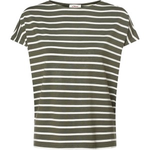 T-shirt S.Oliver z okrągłym dekoltem z krótkim rękawem