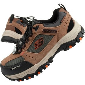 Brązowe buty trekkingowe Skechers