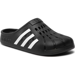 Czarne klapki Adidas w sportowym stylu