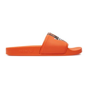 Pomarańczowe buty letnie męskie Adidas w sportowym stylu