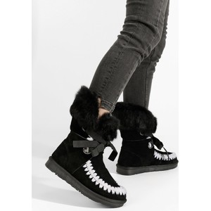 Czarne śniegowce Zapatos