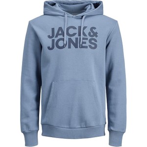 Niebieska bluza Jack & Jones z bawełny w młodzieżowym stylu
