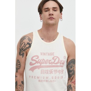 T-shirt Superdry z bawełny z krótkim rękawem