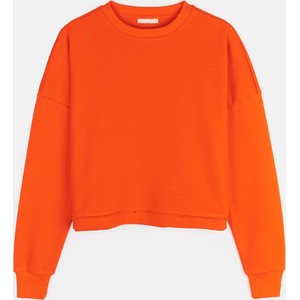 Pomarańczowa bluza Gate krótka z bawełny w stylu casual
