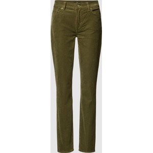 Zielone jeansy 7 for all mankind z bawełny w stylu casual