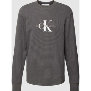 Koszulka z długim rękawem Calvin Klein w młodzieżowym stylu z bawełny