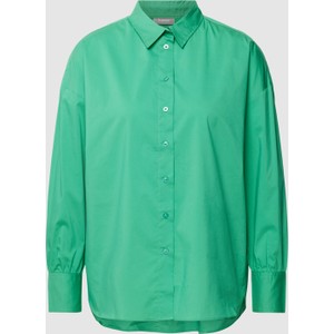 Zielona koszula Peek&Cloppenburg z kołnierzykiem z bawełny