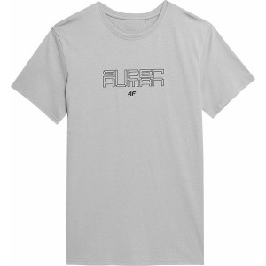 T-shirt 4F z bawełny z krótkim rękawem w sportowym stylu
