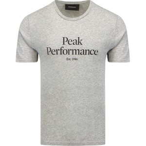 T-shirt Peak performance z bawełny z krótkim rękawem