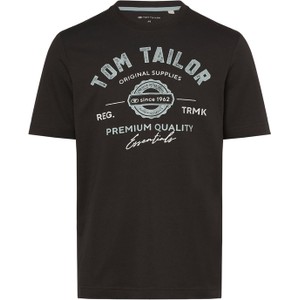 T-shirt Tom Tailor z bawełny z nadrukiem