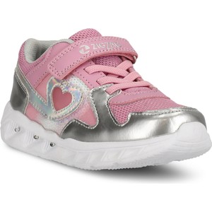 Różowe buty sportowe dziecięce Zigzag