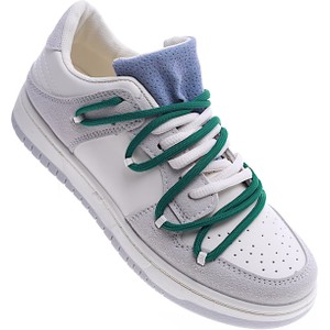 Buty sportowe Pantofelek24 z zamszu z płaską podeszwą sznurowane