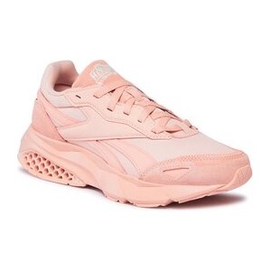 Różowe buty sportowe Reebok z płaską podeszwą