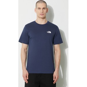 T-shirt The North Face z nadrukiem z bawełny w sportowym stylu