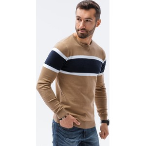 Sweter Ombre w stylu casual z okrągłym dekoltem