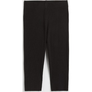 Czarne legginsy H & M w stylu casual z dżerseju