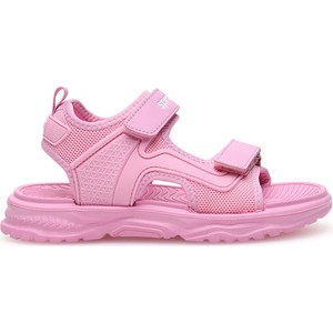 Różowe buty dziecięce letnie Sprandi dla dziewczynek na rzepy