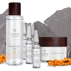 Clarena Zestaw kosmetyków naturalnych dla skóry wrażliwej i naczyńkowej