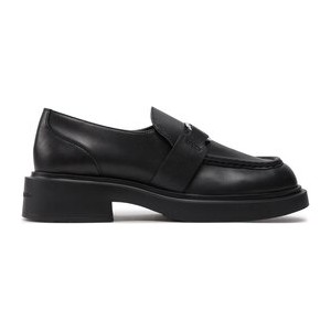 Czarne buty Karl Lagerfeld z płaską podeszwą