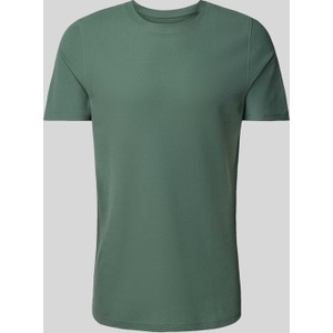 Zielony t-shirt McNeal w stylu casual z krótkim rękawem z bawełny