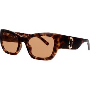 Brązowe okulary damskie Marc Jacobs