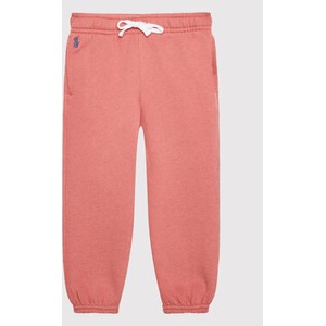 Różowe spodnie dziecięce POLO RALPH LAUREN