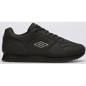 Czarne buty sportowe Umbro w sportowym stylu z płaską podeszwą