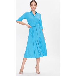 Niebieska sukienka Marella koszulowa