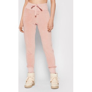 Różowe spodnie sportowe Deha z dresówki w stylu casual