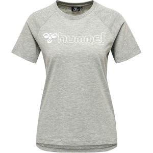 T-shirt Hummel z krótkim rękawem z okrągłym dekoltem z bawełny