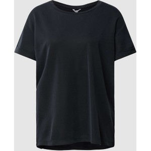 Czarny t-shirt mbyM z okrągłym dekoltem