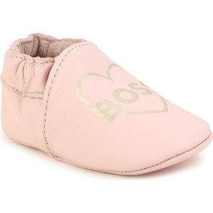 Różowe buciki niemowlęce Hugo Boss