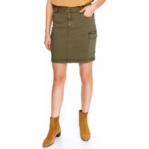 Zielona spódnica Top Secret mini w stylu casual
