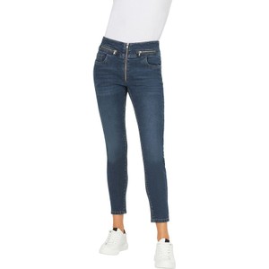 Granatowe jeansy Heine w stylu klasycznym