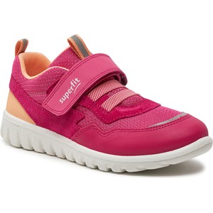 Różowe buty sportowe dziecięce Superfit dla dziewczynek