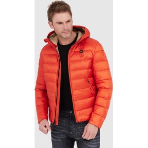 Pomarańczowa kurtka Blauer Usa krótka w stylu casual