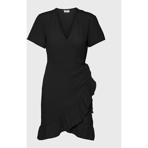 Czarna sukienka Noisy May z krótkim rękawem
