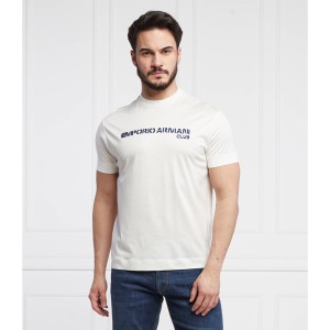 T-shirt Emporio Armani z krótkim rękawem z bawełny w młodzieżowym stylu