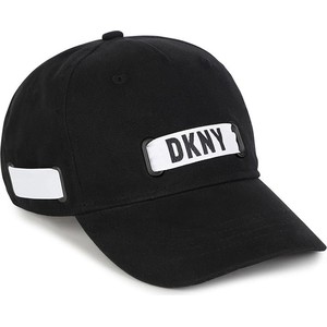 Czarna czapka DKNY