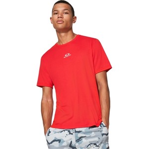 T-shirt Oakley w sportowym stylu z bawełny z krótkim rękawem