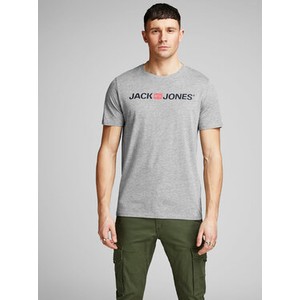 T-shirt Jack & Jones z krótkim rękawem w młodzieżowym stylu z bawełny