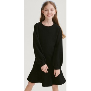Czarna sukienka dziewczęca Reserved
