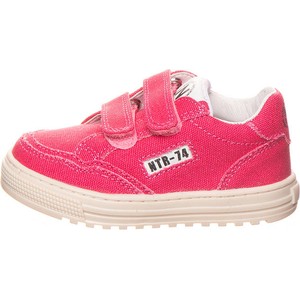 Różowe buty sportowe dziecięce Naturino z tkaniny