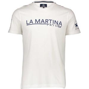 T-shirt La Martina z bawełny w młodzieżowym stylu