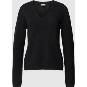 Czarny sweter S.Oliver Black Label z bawełny