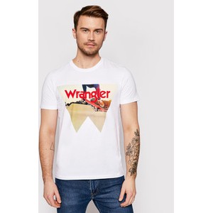 T-shirt Wrangler z krótkim rękawem z nadrukiem