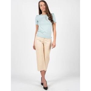 Bluzka ubierzsie.com w stylu casual z krótkim rękawem z tkaniny