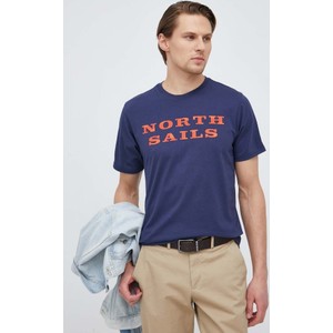 T-shirt North Sails z nadrukiem w sportowym stylu