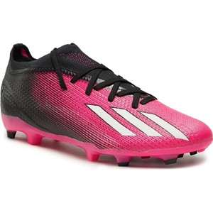 Różowe buty sportowe Adidas w sportowym stylu ultraboost sznurowane