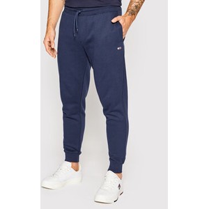 Niebieskie spodnie sportowe Tommy Jeans w sportowym stylu z dresówki